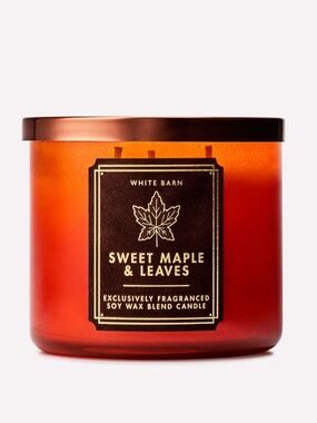 SWEET MAPLE & LEAVES 3-Wick Candle